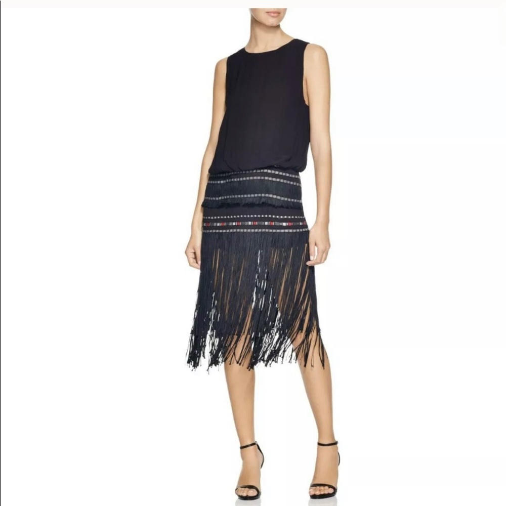 12th St by Cynthia Vincent NWT Fringe Dress Size 2
